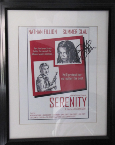 Serenity Poster (illustrations in conte crayon and charcoal)
